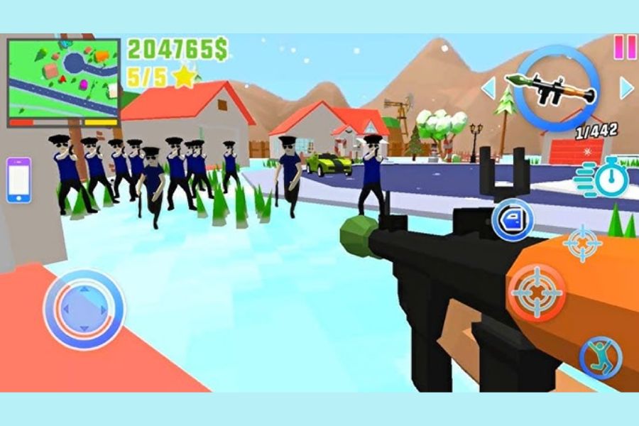 Banner Dude Theft Wars Theartpics Mod APK 3