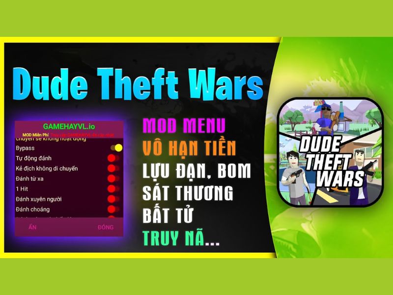 Tính Năng Nổi Bật Của Bản Dude Theft Wars Theartpics Mod APK