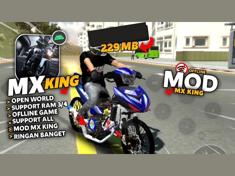 Tính Năng Xtreme Motorbikes Mod xe độ