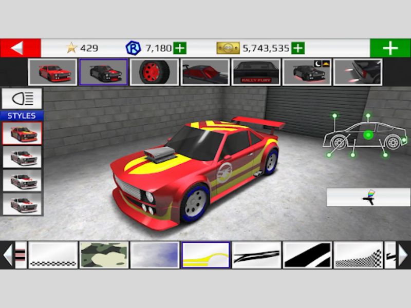 100 sự kiện đua xe liên tục trong Rally Fury Hack