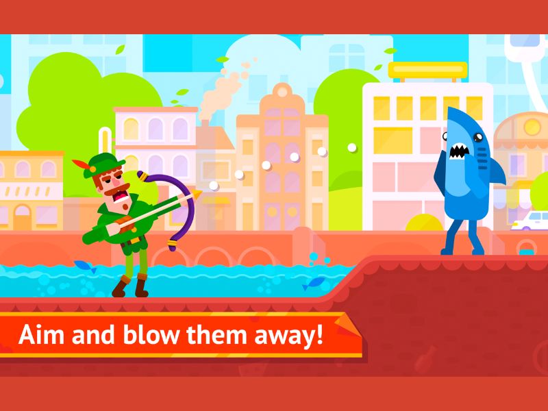 Cách chơi đơn giản trong Hack Bowmasters