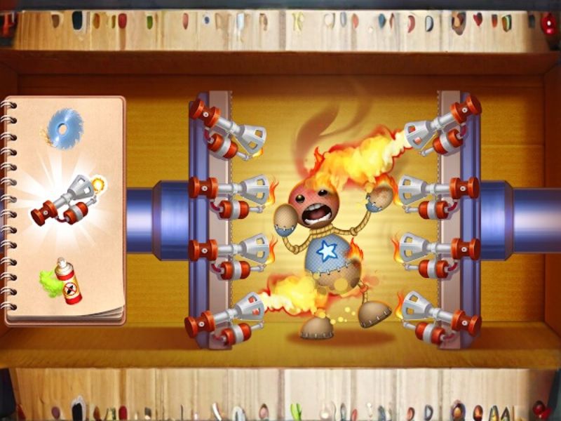 Giải stress lên gấu Buddy trong Kick The Buddy Hack