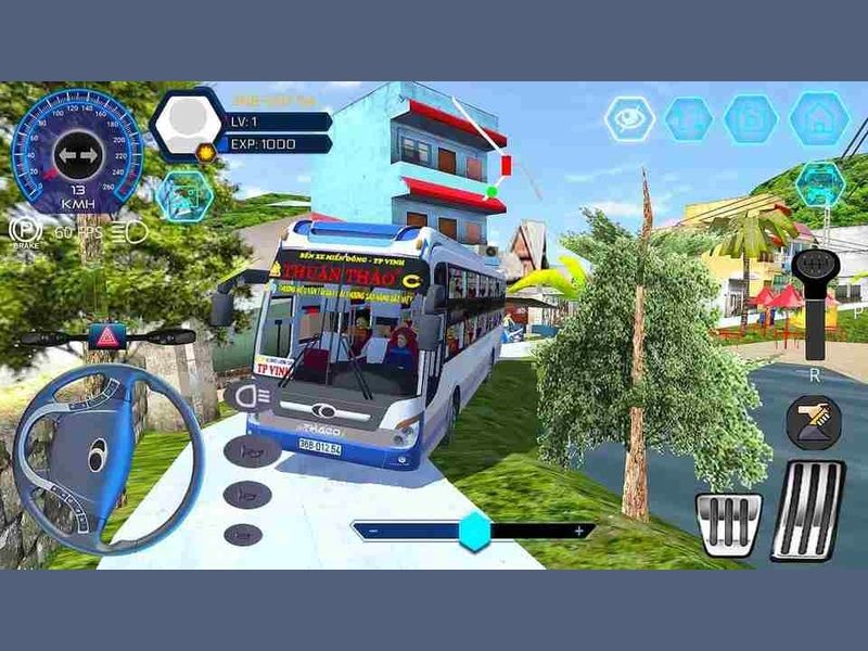 Lái xe khách qua các tuyến đường nổi tiếng tại Việt Nam trong Bus Simulator Vietnam Modpure