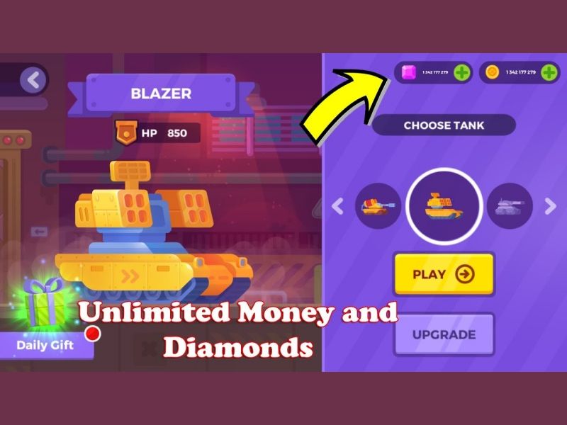 Một Số Tính Năng Nổi Bật Của Hack Tank Stars Mới Nhất
