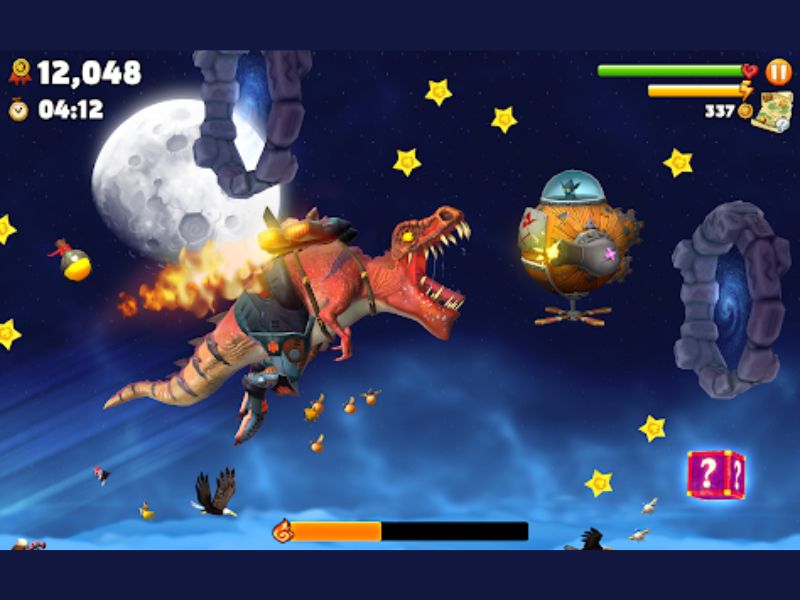 Tích điểm và thu nhập phần thưởng trong Hack Hungry Dragon