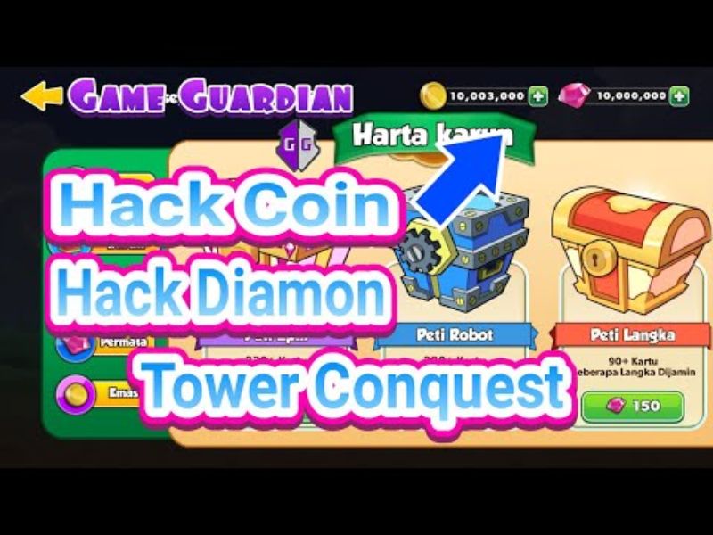 Tính Năng Nổi Bật Có Trong Hack Tower Conquest