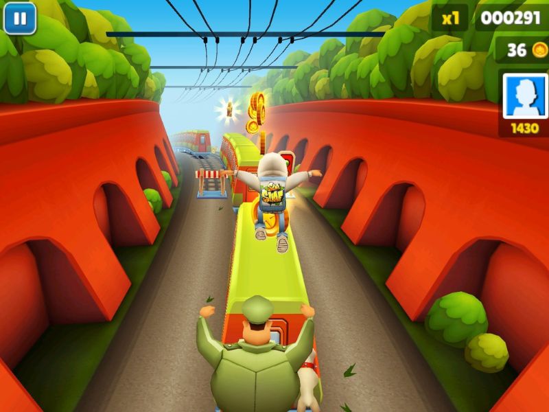 Trò chơi rượt đuổi gay cấn trong Subway Surfers Full Hack Modlmh.com