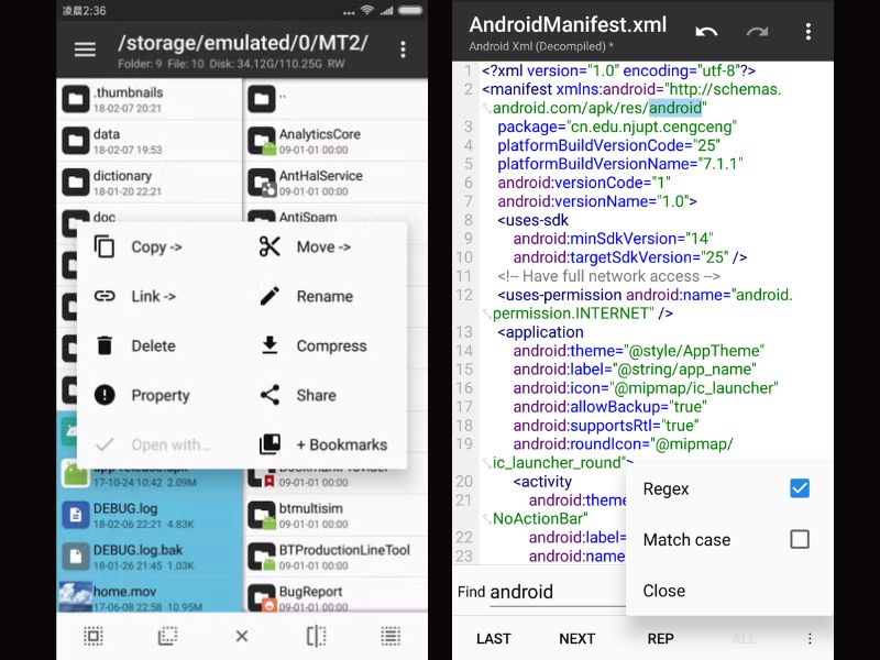 Chỉnh sửa APK mạnh mẽ trong MT Manager Mod 