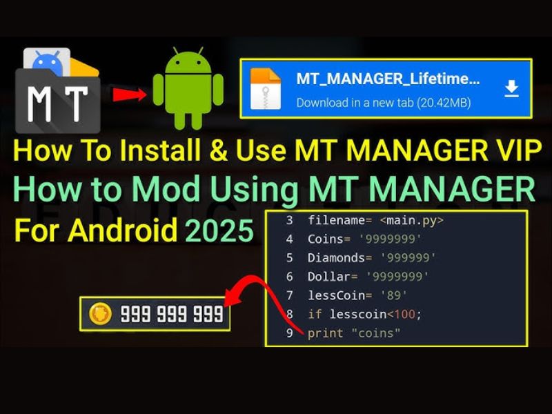 Hướng Dẫn Tải & Cài Đặt MT Manager Mod APK