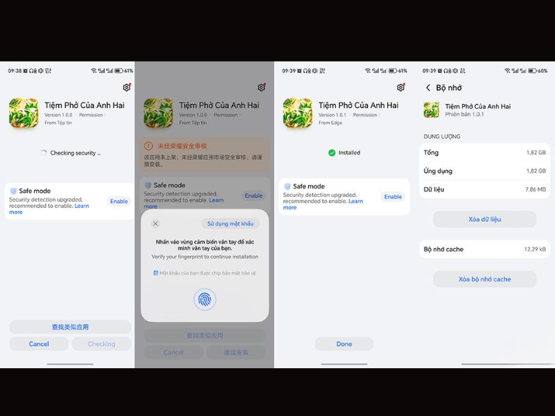 Hướng dẫn tải & cài đặt Tiệm Phở của Anh Hai APK