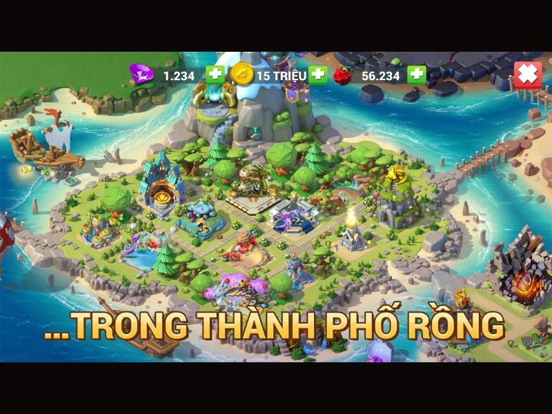Nhiều cuộc phiêu lưu vào thế giới phép thuật trong Dragon Mania Hack