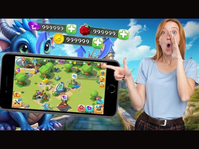 Vô hạn tiền trong Dragon Mania Hack