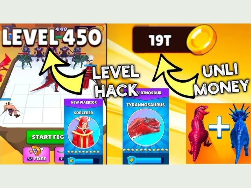 Vô hạn tiền và kim cương trong Merge Master Hack