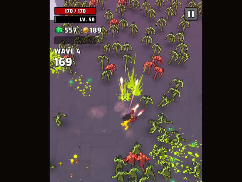 Đấu Trường Chiến Đấu Liên Tục trong Monster Survivors Mod