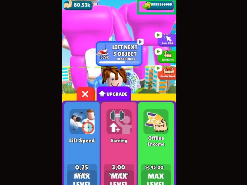 Vô Hạn Tiền Trong Hack Lifting Hero