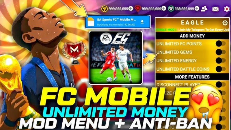 Những Tính Năng Đặc Biệt Xuất Hiện Trong FC Mobile Mod Apk