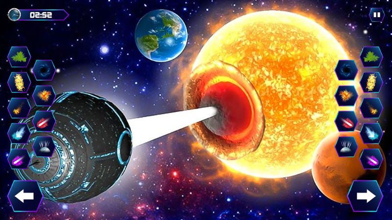Những Vũ Khí Hủy Diệt "Khủng" Nhất Trong Solar Smash Mod Apk