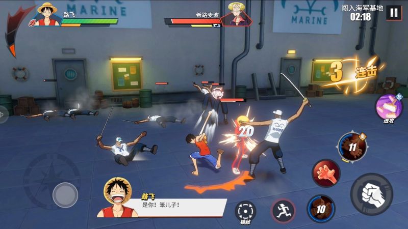 Chiến Đấu Hành Động Thời Gian Thực Trong One Piece Fighting Path APK